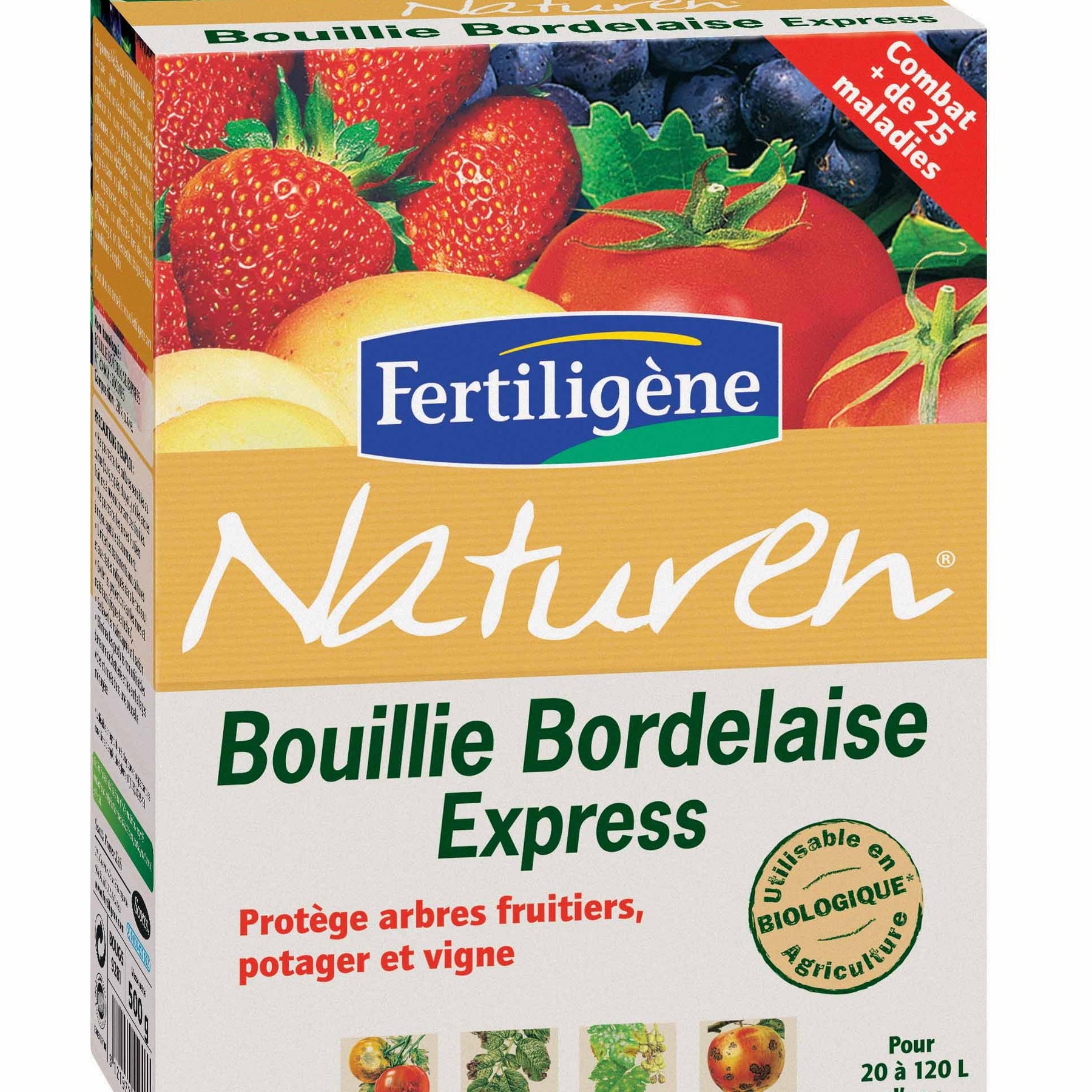 Anti-maladies bouillie bordelaise 500g Naturen - Utilisable en Agriculture Bio - Willemse