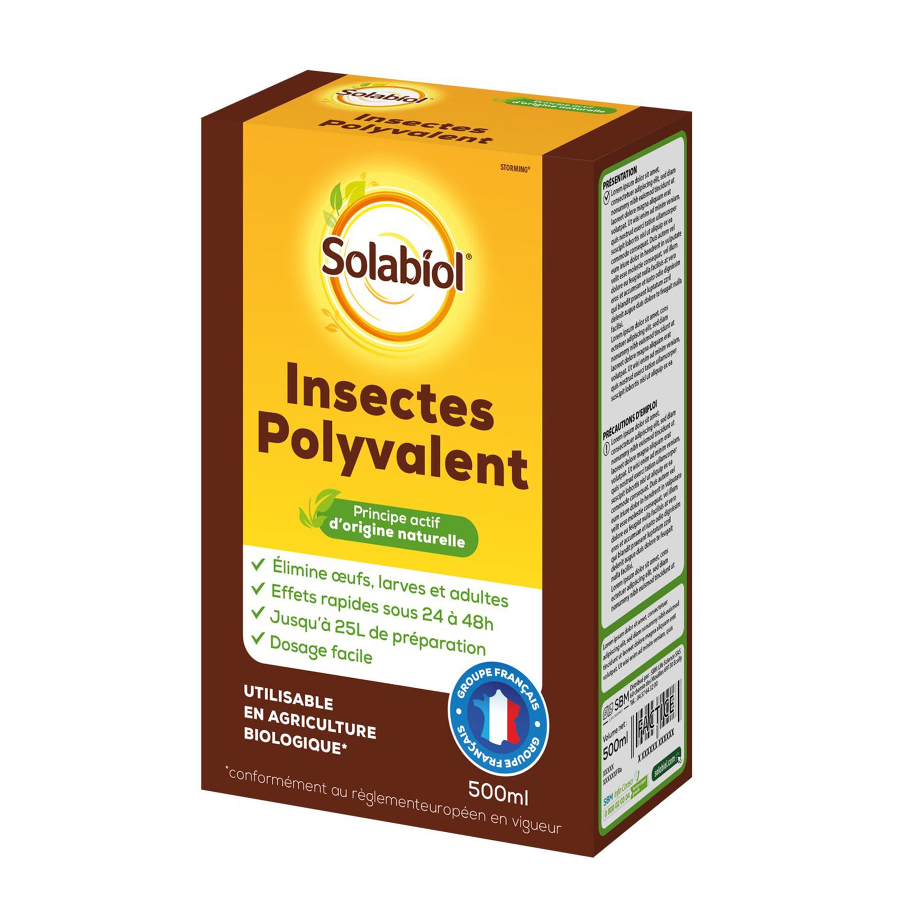 Insecticide polyvalent SOLABIOL - Willemse