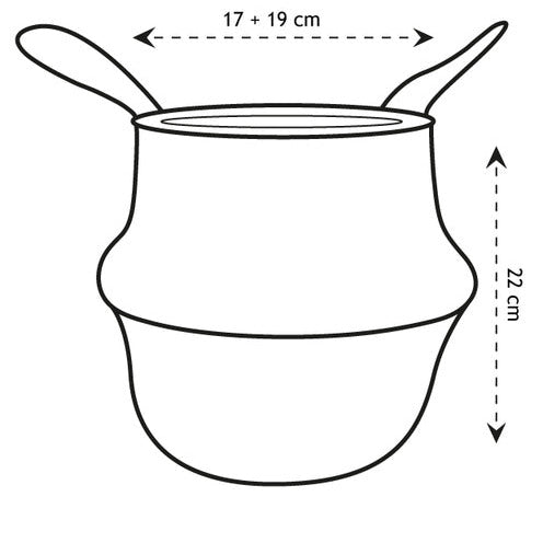 - Belly Basket blanc - Cache-pots