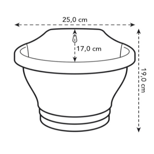 - Pot mural Corsica Wall Basket anthracite ELHO - Pots vases suspensions et accessoires