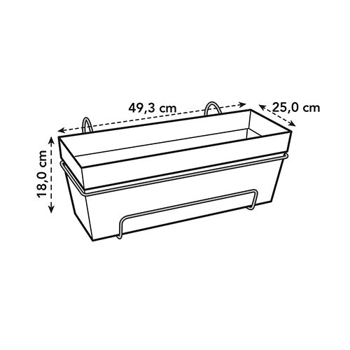 Vente Elho Balconnière Loft urban anthracite