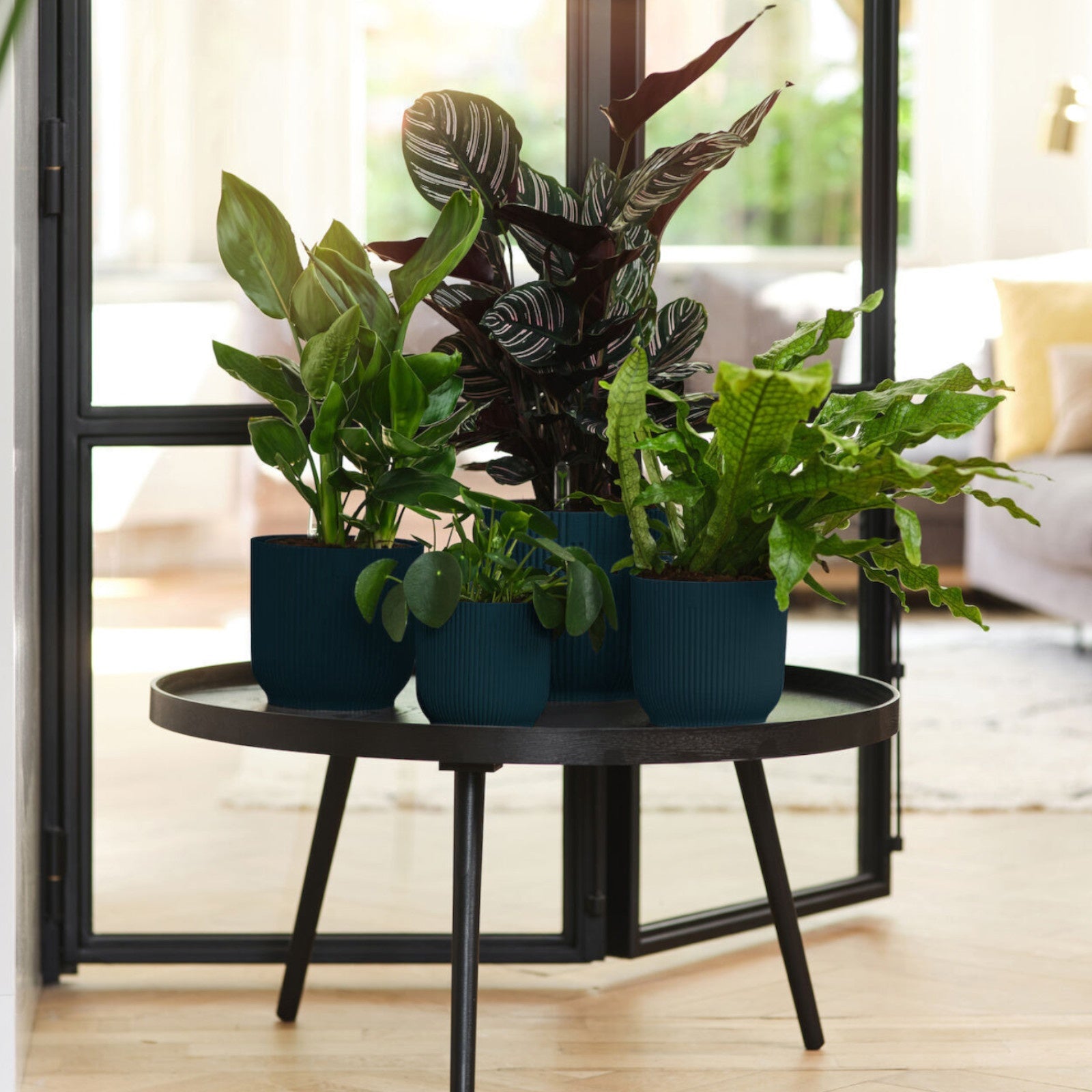 Cache-pot Vibes fold Bleu foncé ELHO - Willemse