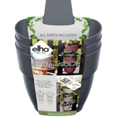 3 Pots de fleurs Vibia campana forêt Anthracite ELHO - Willemse