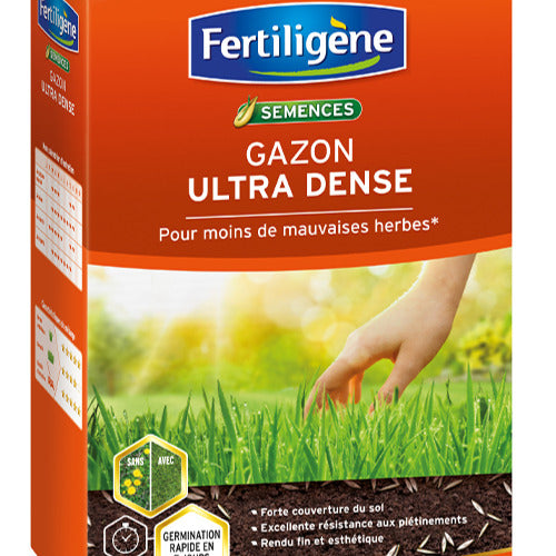 Gazon Ultra Dense pour moins de mauvaises herbes - 875g - 25m² FERTILIGENE - Willemse