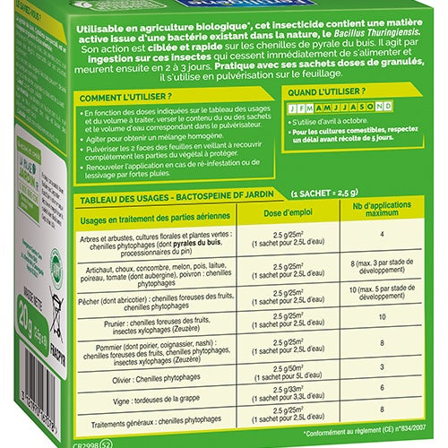 Insecticide Pyrale du buis FERTILIGENE - - Willemse