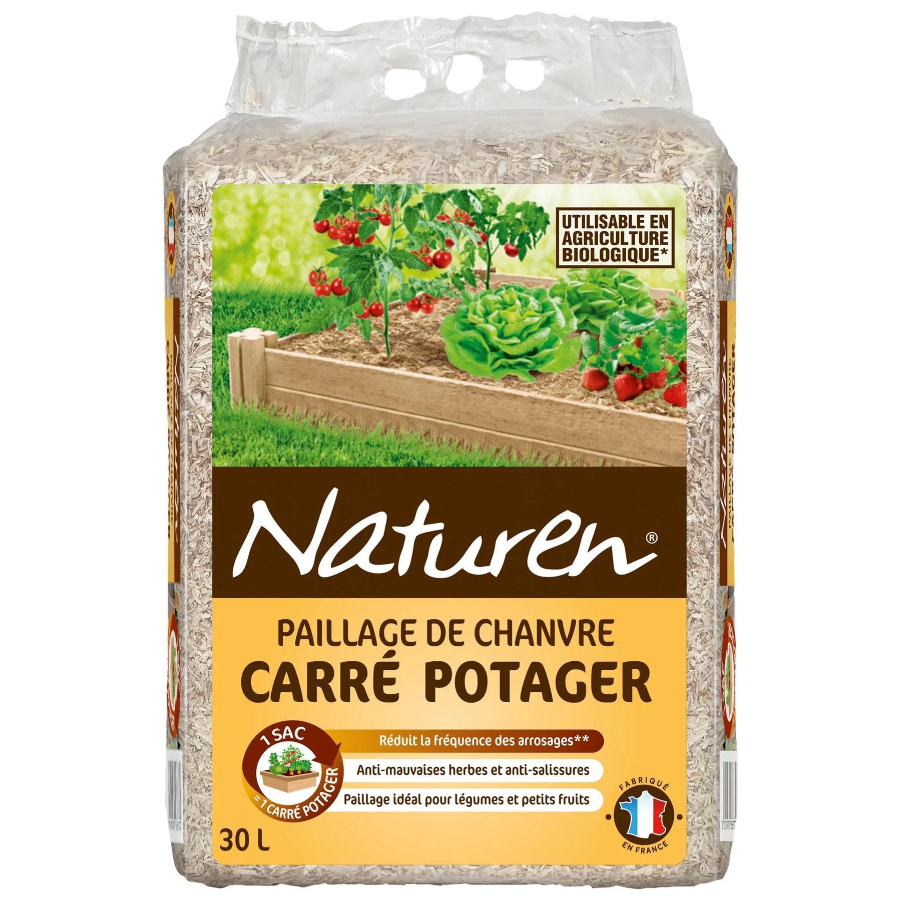Paillage de chanvre pour carré potager NATUREN - Willemse