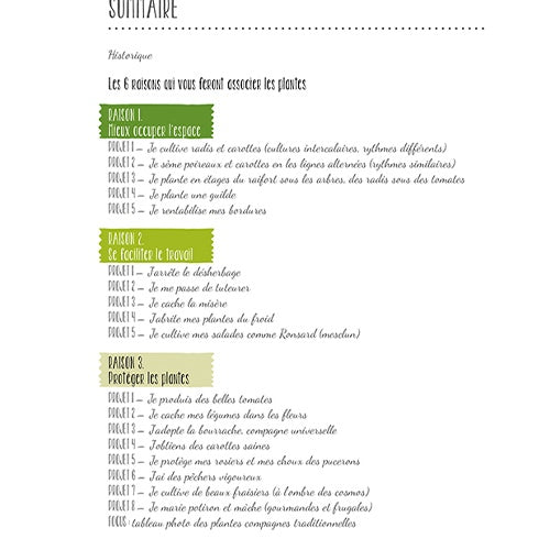 Vente Les plantes compagnes -