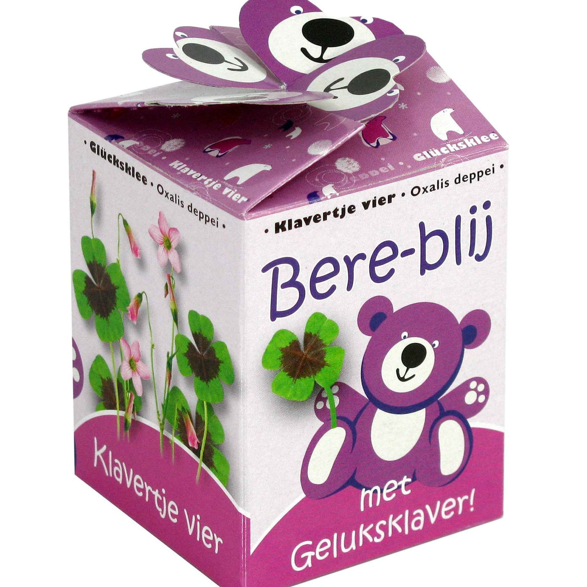 Kit Trèfle à 4 feuilles Happy Bear rose - Willemse
