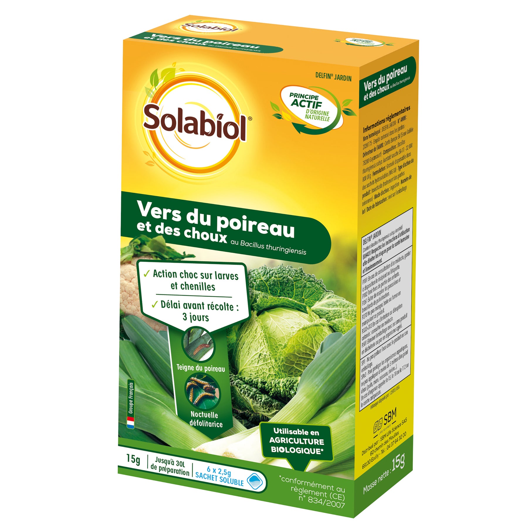 Insecticide Vers du poireau et des choux SOLABIOL - Willemse