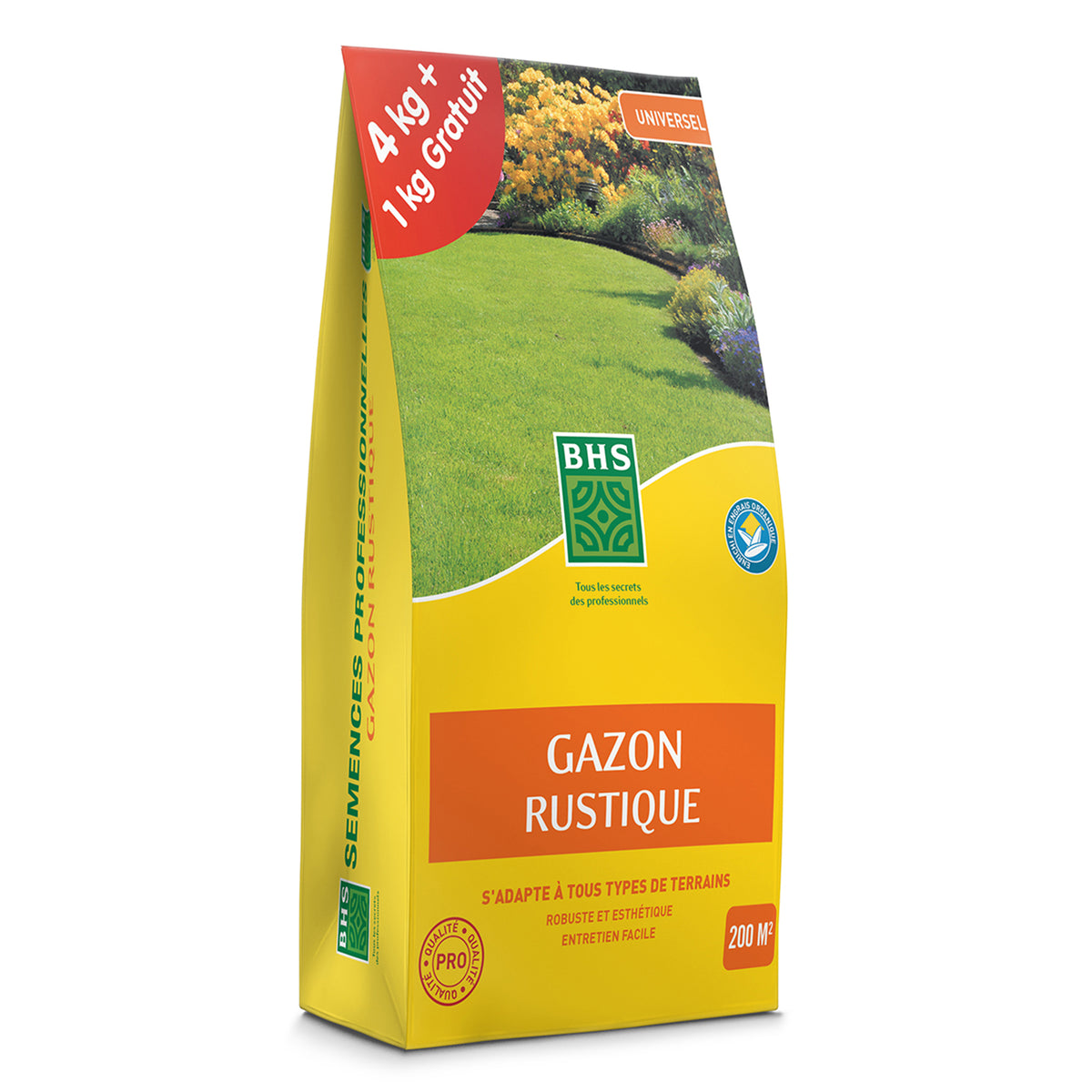 Gazon rustique et engrais- 1 kg, 40m² BHS -  - Willemse