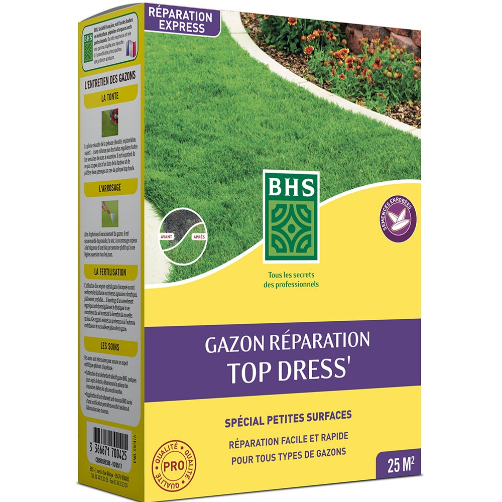 Gazon réparation Top Dress - 500g, 25m² BHS - Willemse