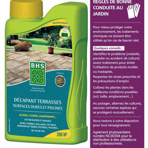 Décapant terrasse, surfaces dures et piscines BHS - Willemse