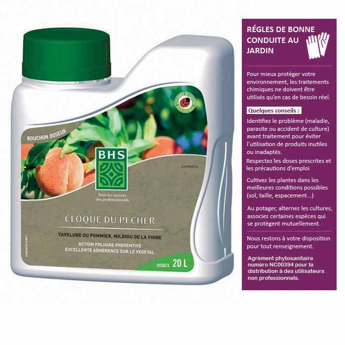 Anti-cloques du pêcher et tavelures BHS -  - Willemse