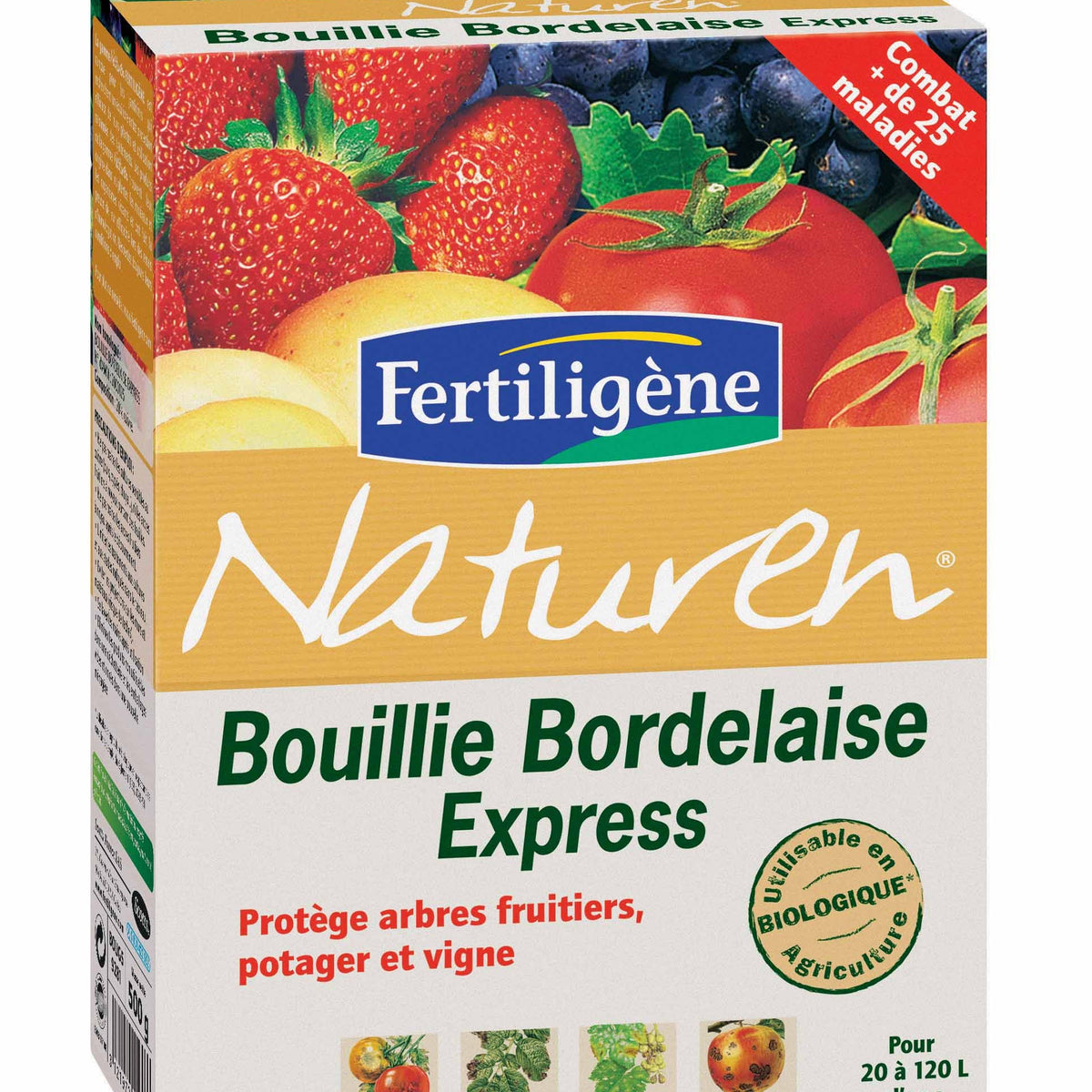 Anti-maladies bouillie bordelaise 500g Naturen - Utilisable en Agriculture Bio - Willemse