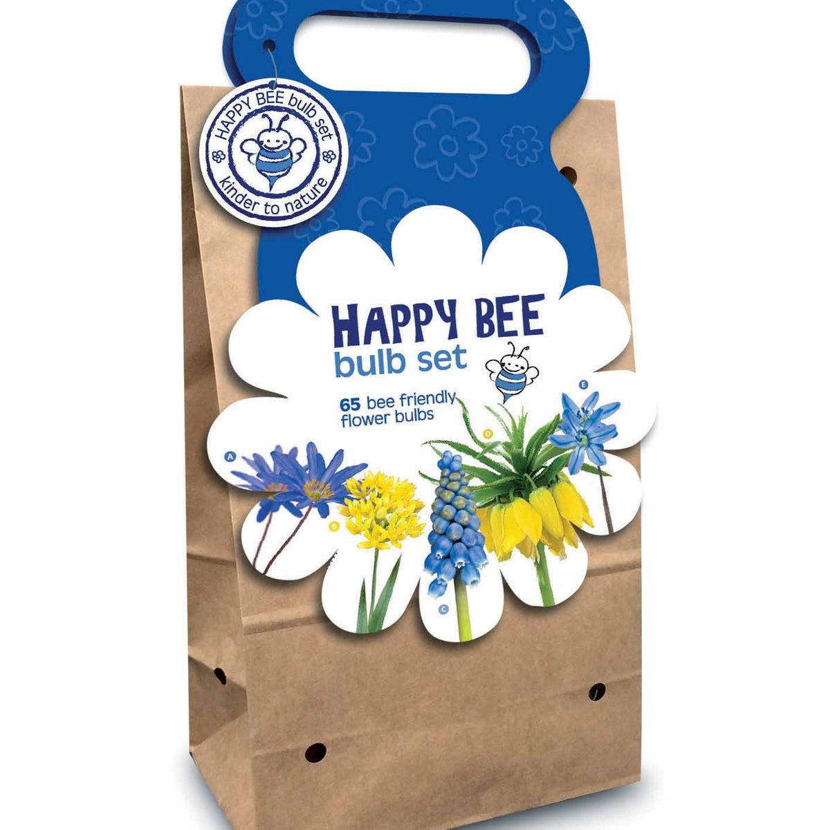 65 bulbes bleu/jaune attirant les abeilles - Willemse