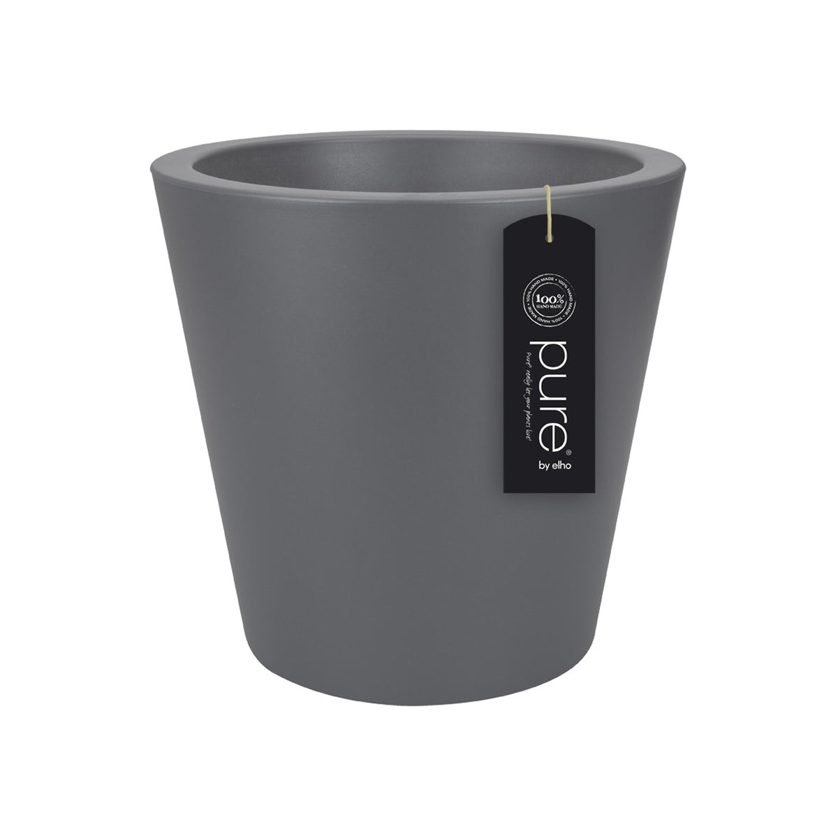 Pot Pure Staight Round anthracite ELHO - Willemse