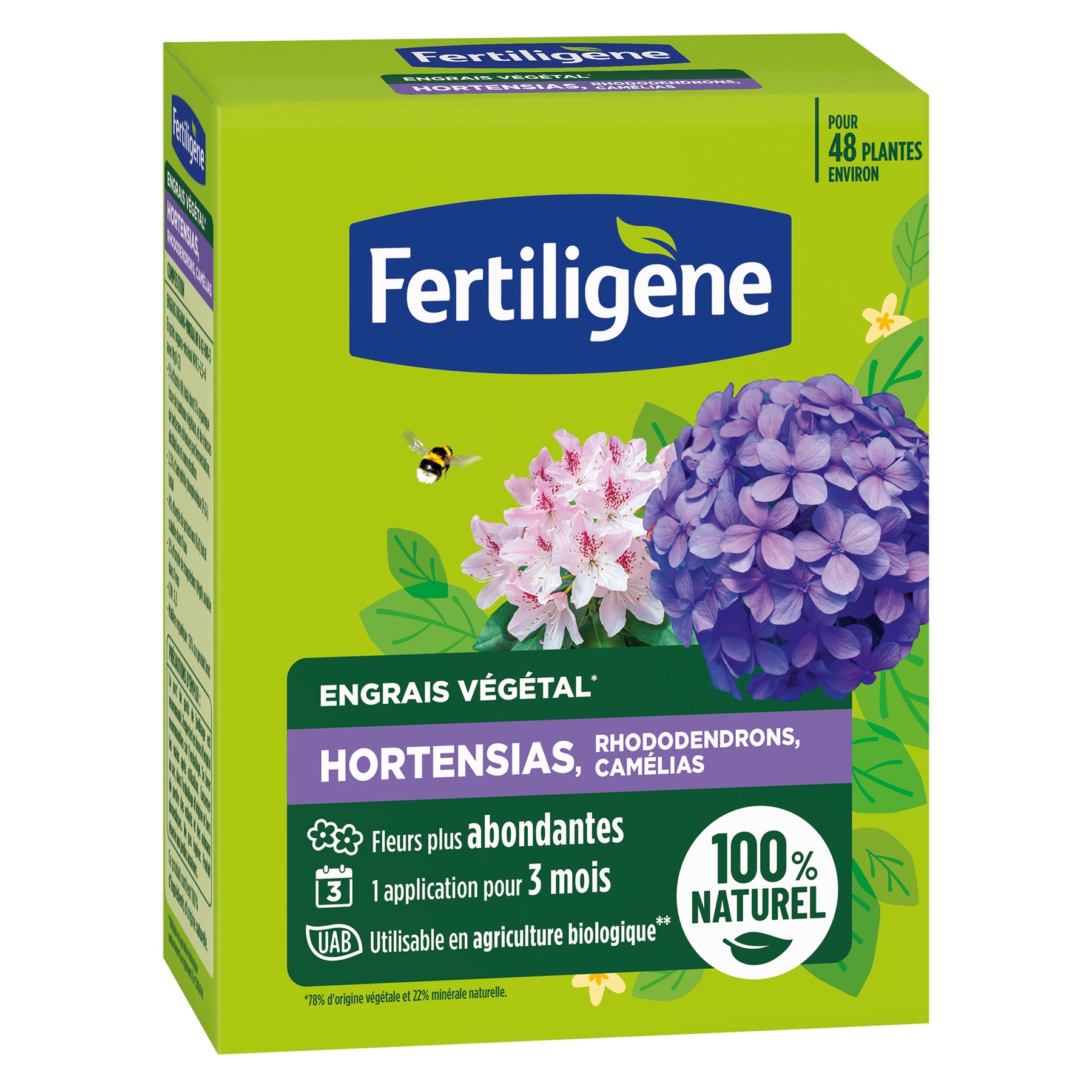 Engrais hortensias, rhododendrons, camélias FERTILIGENE - Willemse