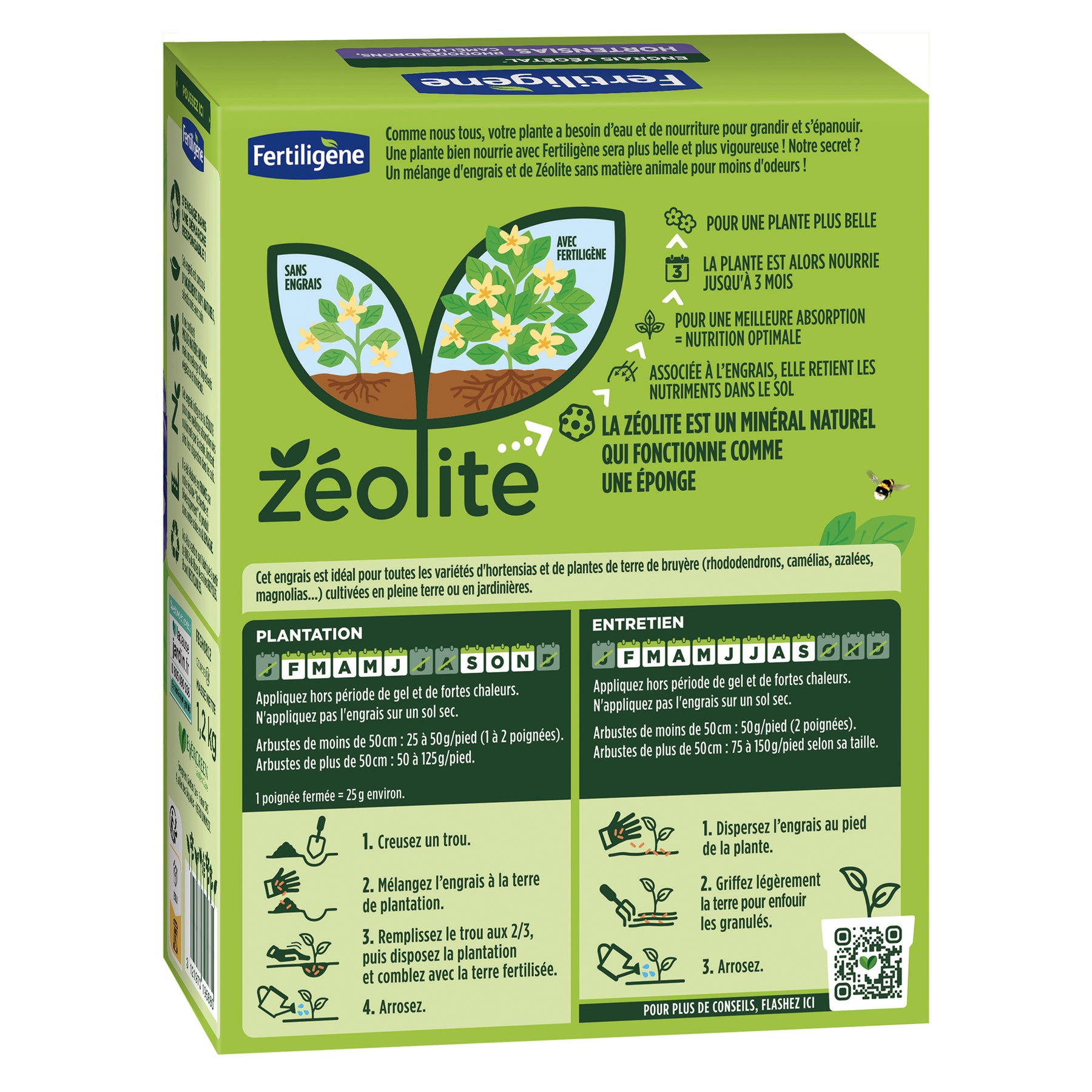 Engrais hortensias, rhododendrons, camélias FERTILIGENE -  - Willemse