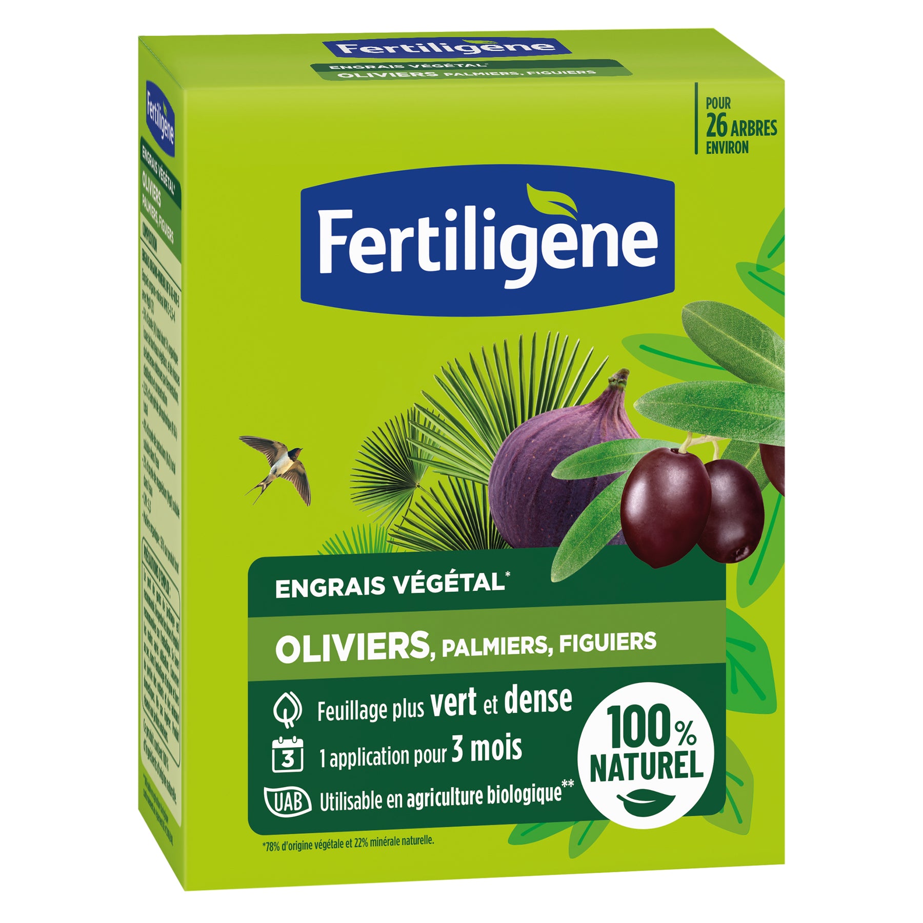 Engrais oliviers, palmiers, figuiers FERTILIGENE - Willemse