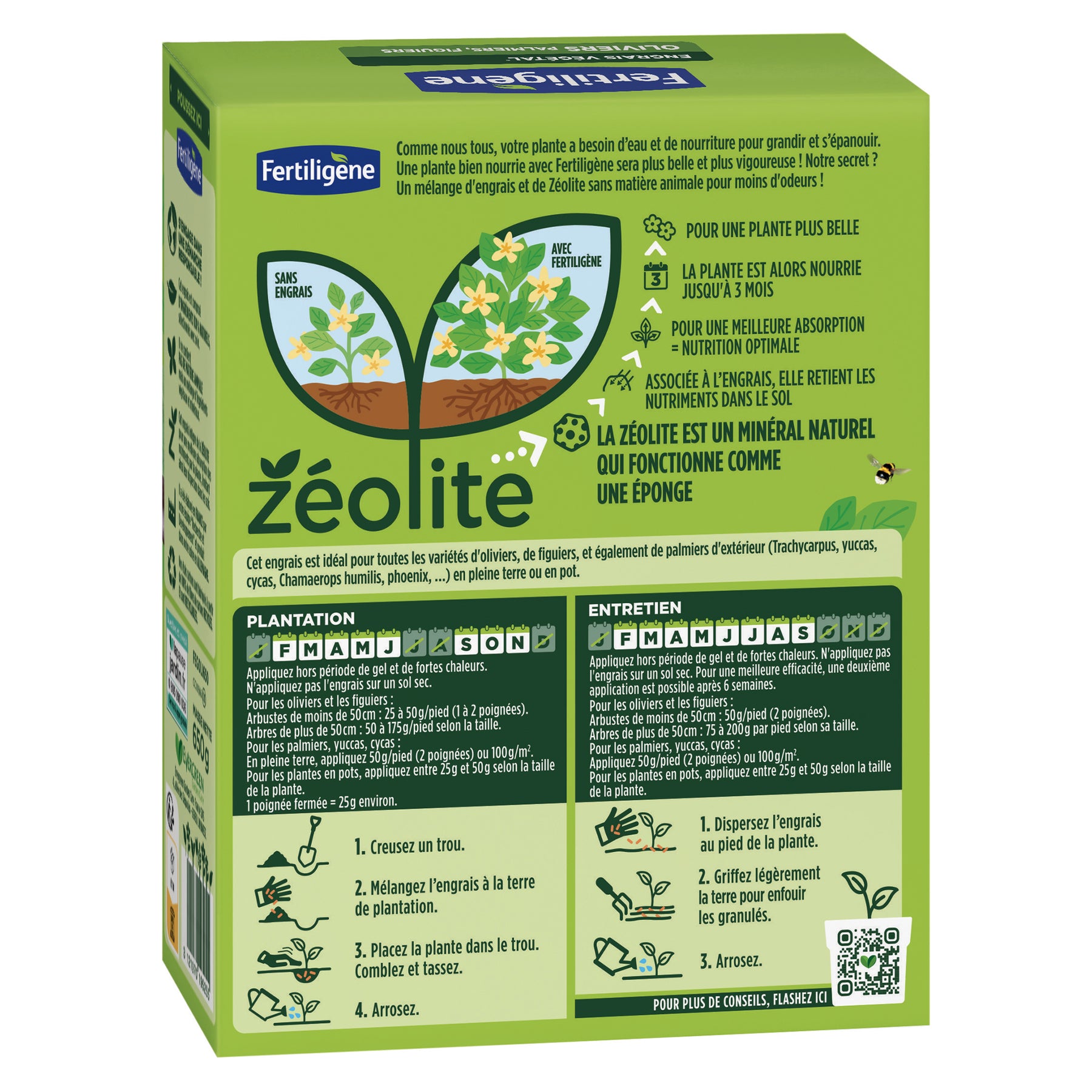 Engrais oliviers, palmiers, figuiers FERTILIGENE -  - Willemse