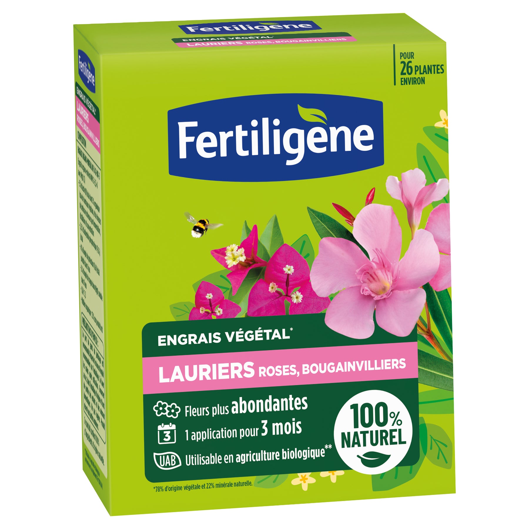 Engrais lauriers, roses et bougainvilliers FERTILIGENE - Willemse
