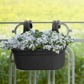  - Elho Balconnière Easy hanger living noir - Jardinières et balconnières