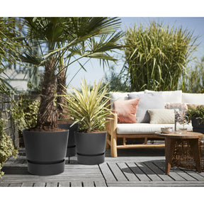 Vente Pot de fleurs Greenville Living noir ELHO - 