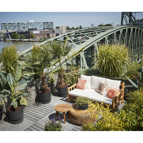 Vente Pot de fleurs Greenville Living noir ELHO