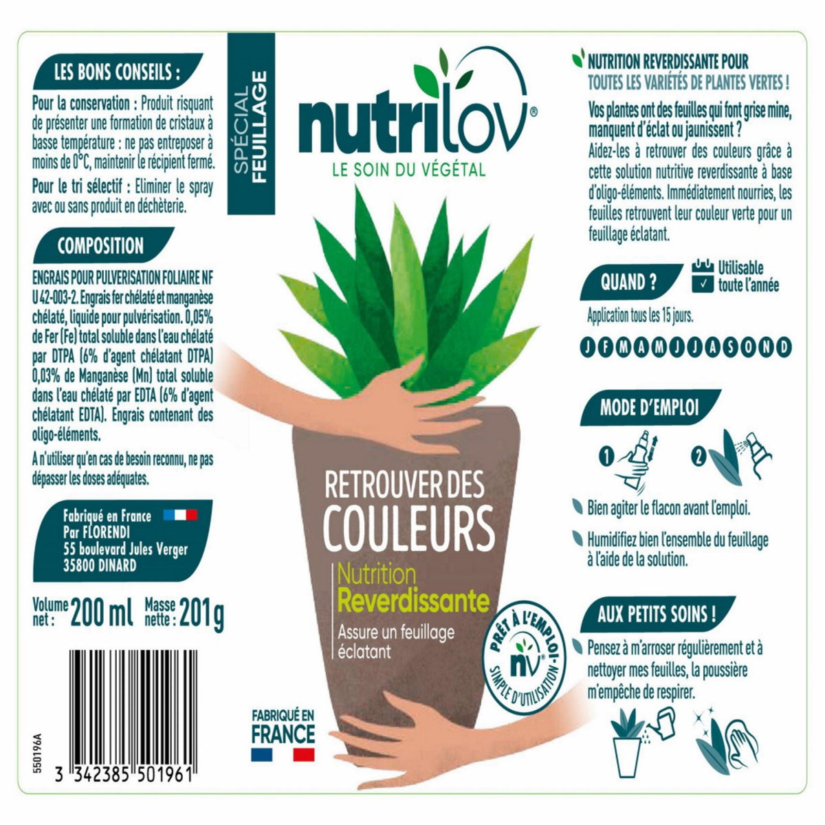 Retrouvez des couleurs - Engrais NUTRILOV -  - Willemse