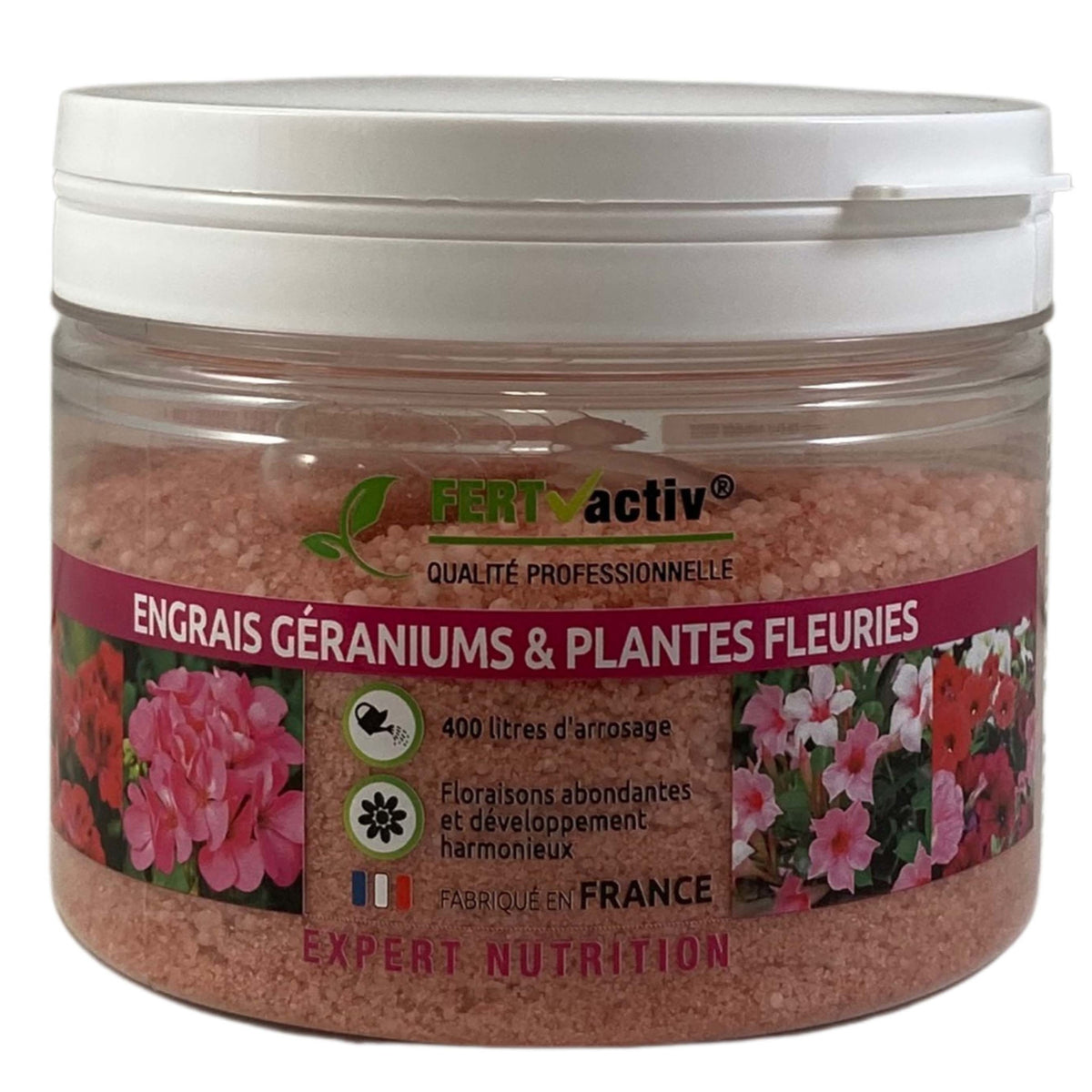 Engrais géraniums et plantes fleuries soluble FERTACTIV - Willemse