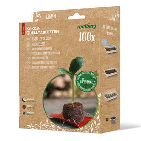 Kit mini serre + 100 pastilles en coco deshydraté - Kit mini serre + 100 pastilles en coco deshydraté - Serres mini-serres et accessoires semis
