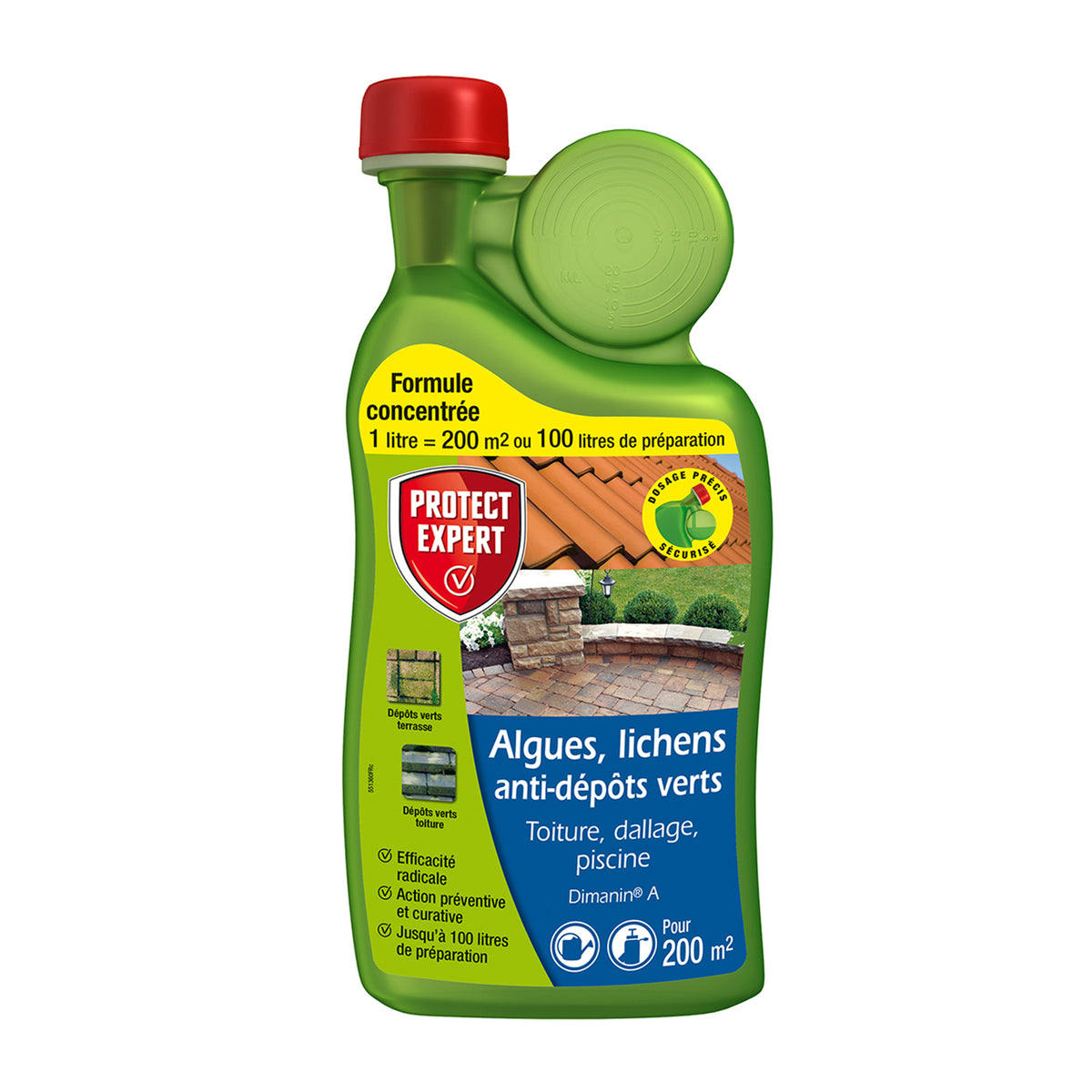 Traitements anti-algues, lichens, dépôts verts - Willemse