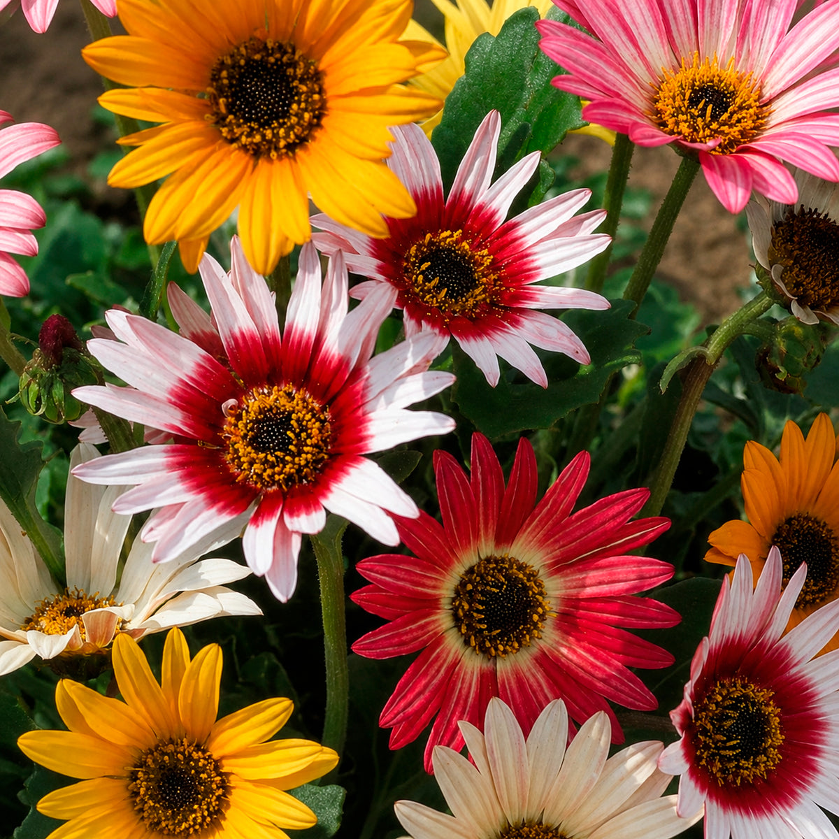 Arctotis à grande fleur 'Harlequin mix' en mélange